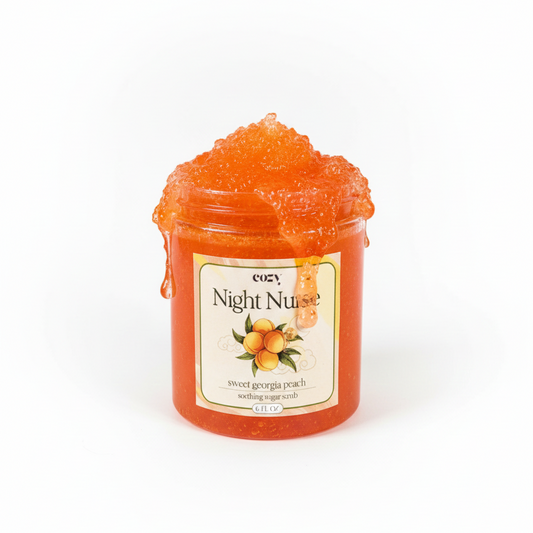 Sweet Georgia Peach Night Nurse Jelly Sugar Scrub