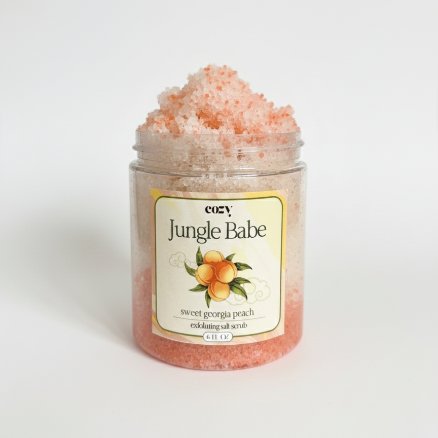 Sweet Georgia Peach Jungle Babe Salt Scrub