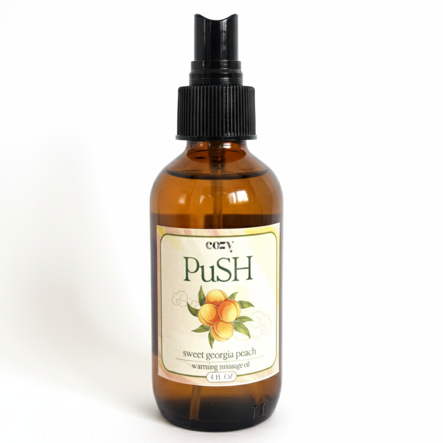 Sweet Georgia Peach Warming Massage Oil