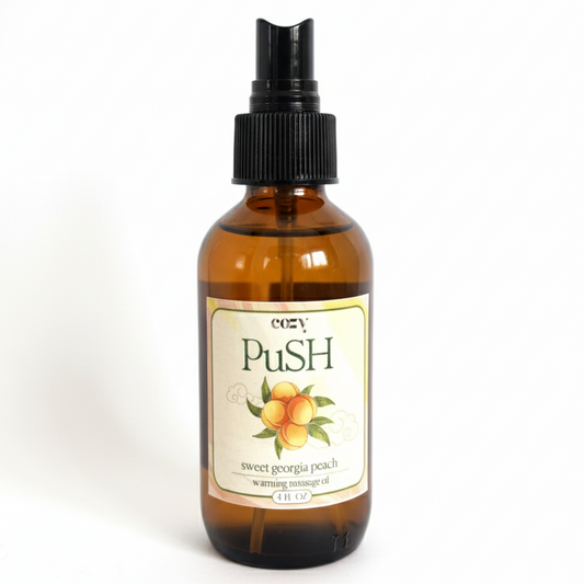 Sweet Georgia Peach Warming Massage Oil